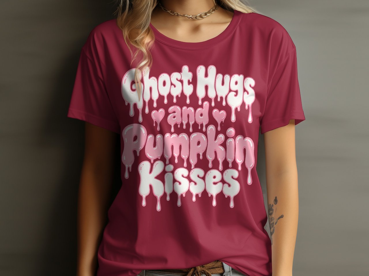 Ghost Hugs and Pumpkin Kisses Tee