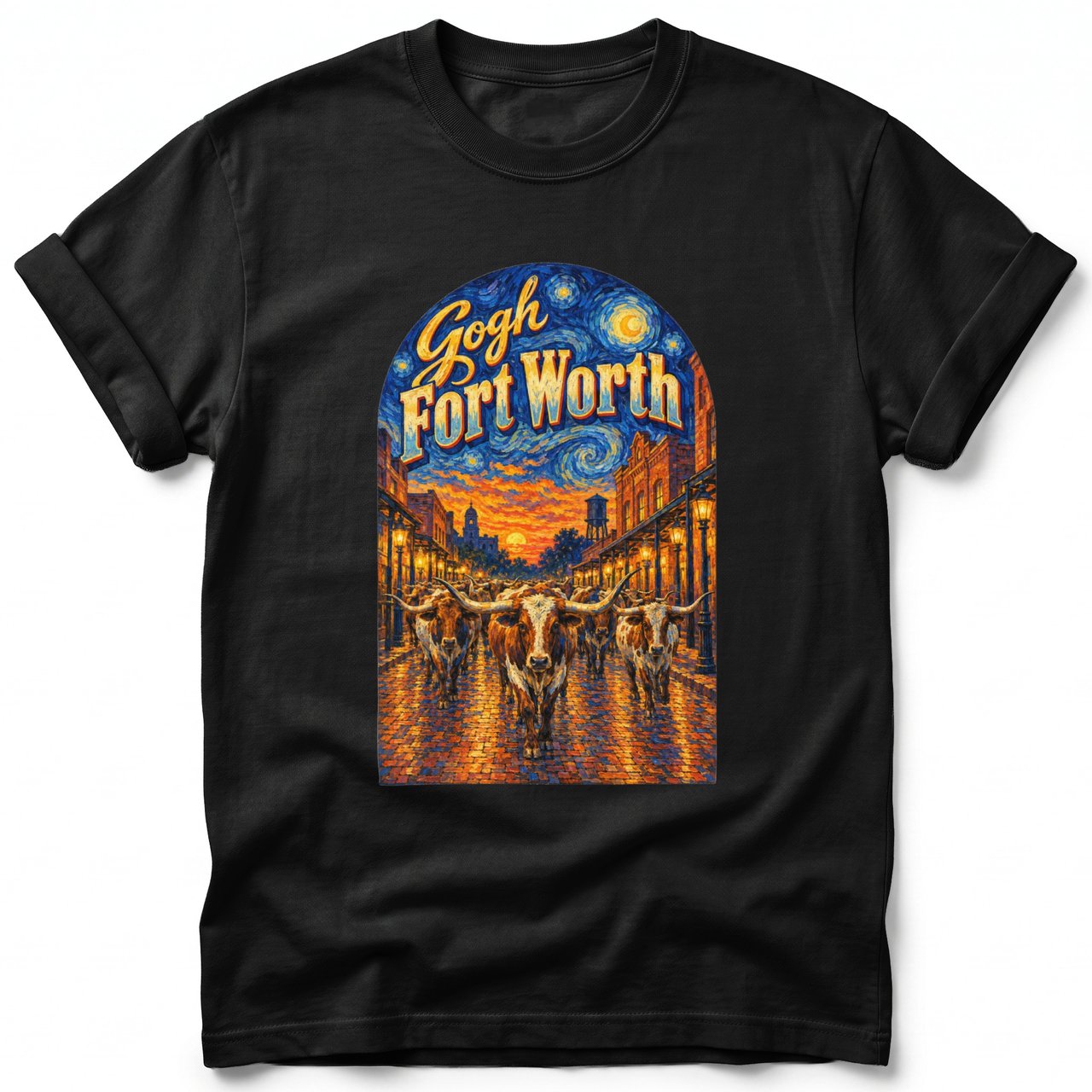 Gogh Fort Worth ~ Comfort Colors Premium Tee