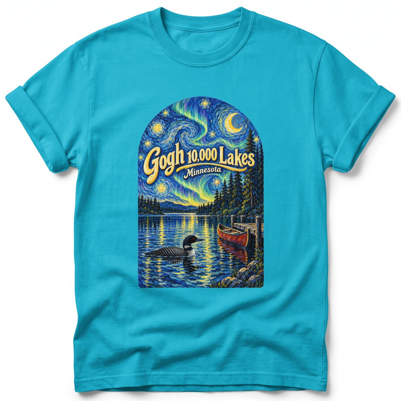 Gogh 10,000 Lakes ~ Comfort Colors Premium Tee
