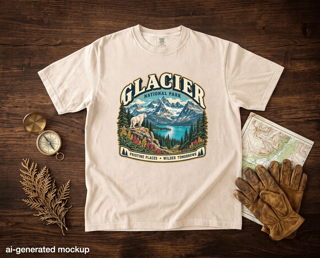 Glacier National Park Tee