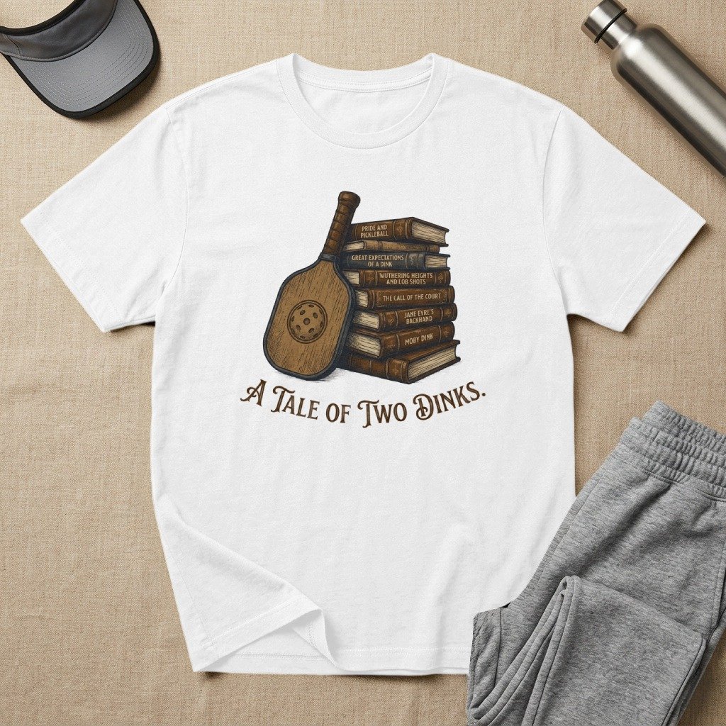 A Tale of Two Dinks Literary T-Shirt