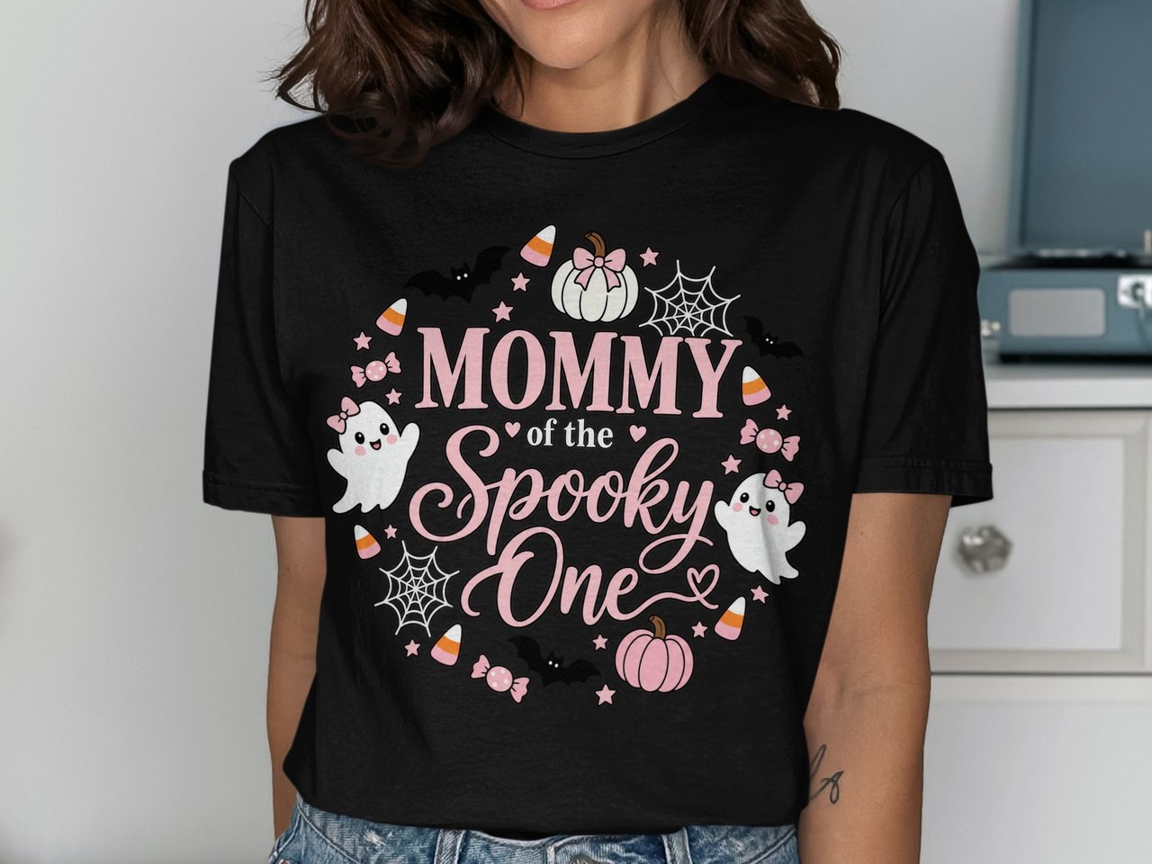 Mommy of the Spooky One Tee