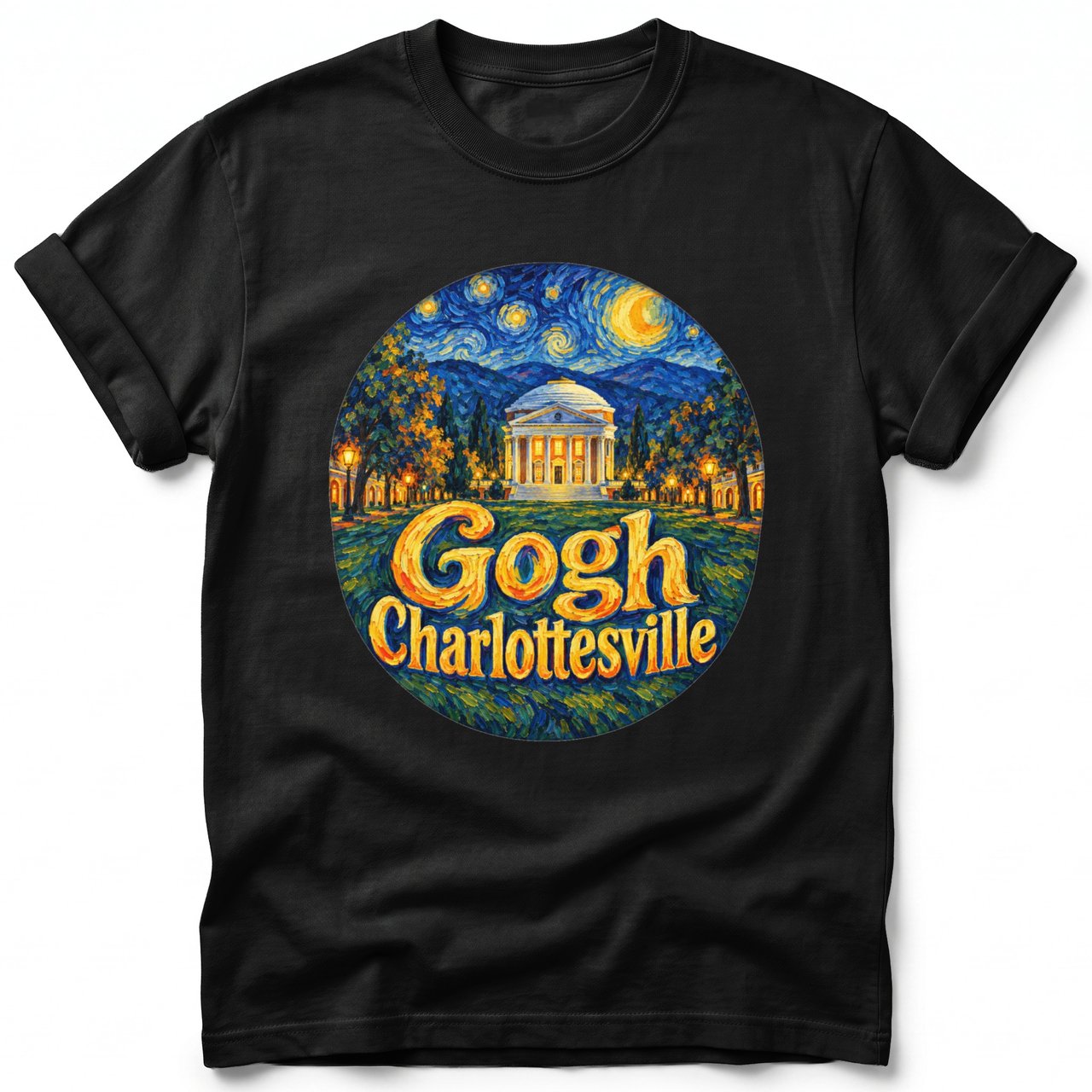 Gogh Charlottesville ~ Comfort Colors Premium Tee