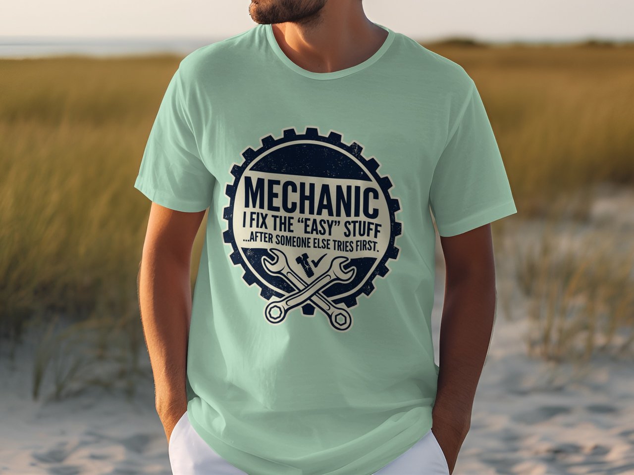 Mechanic I Fix The Easy Stuff Tee