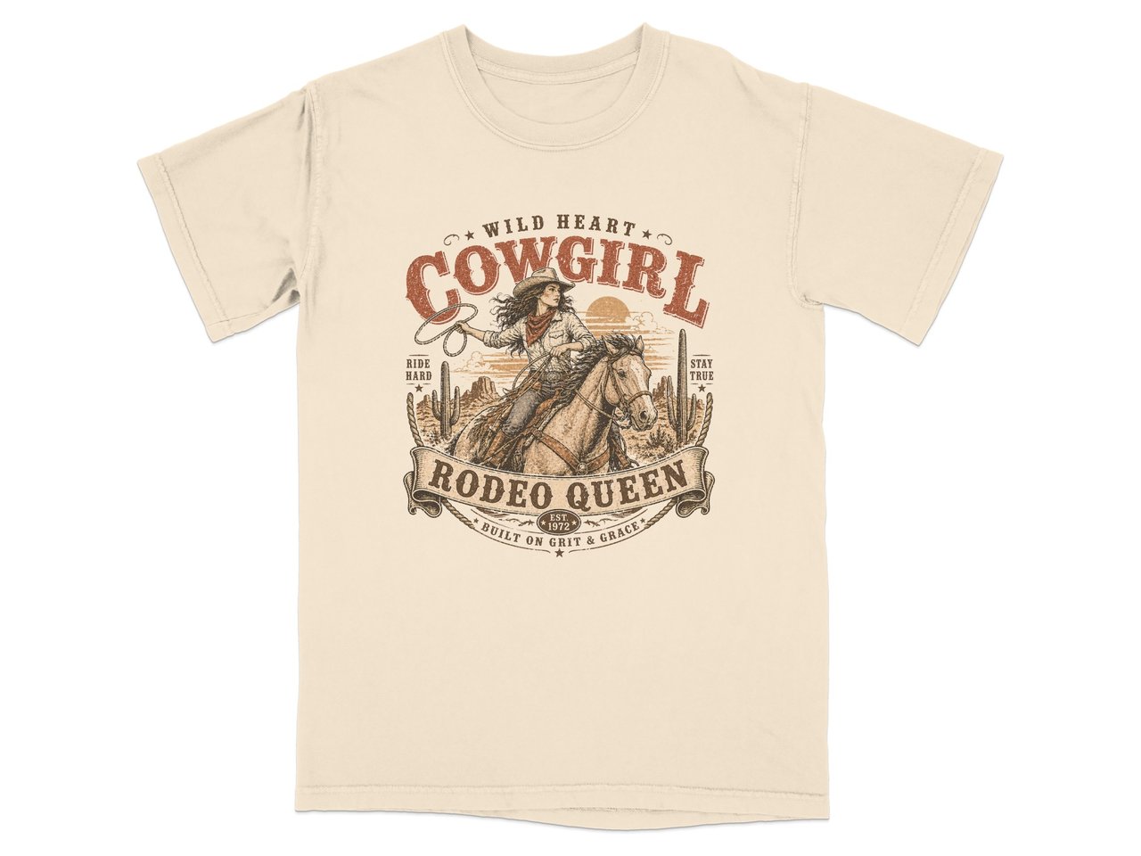 Wild Heart Rodeo Queen Cowgirl Tee