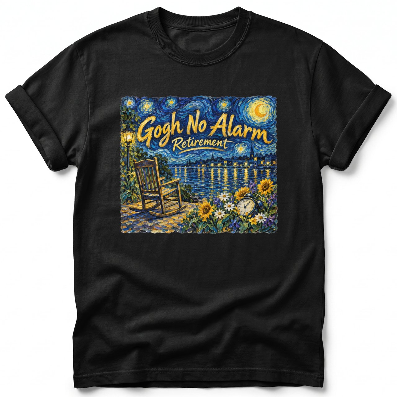 Gogh No Alarm ~ Comfort Colors Premium Tee