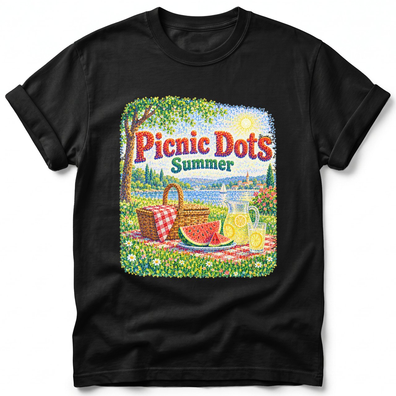 Picnic Dots ~ Comfort Colors Premium Tee