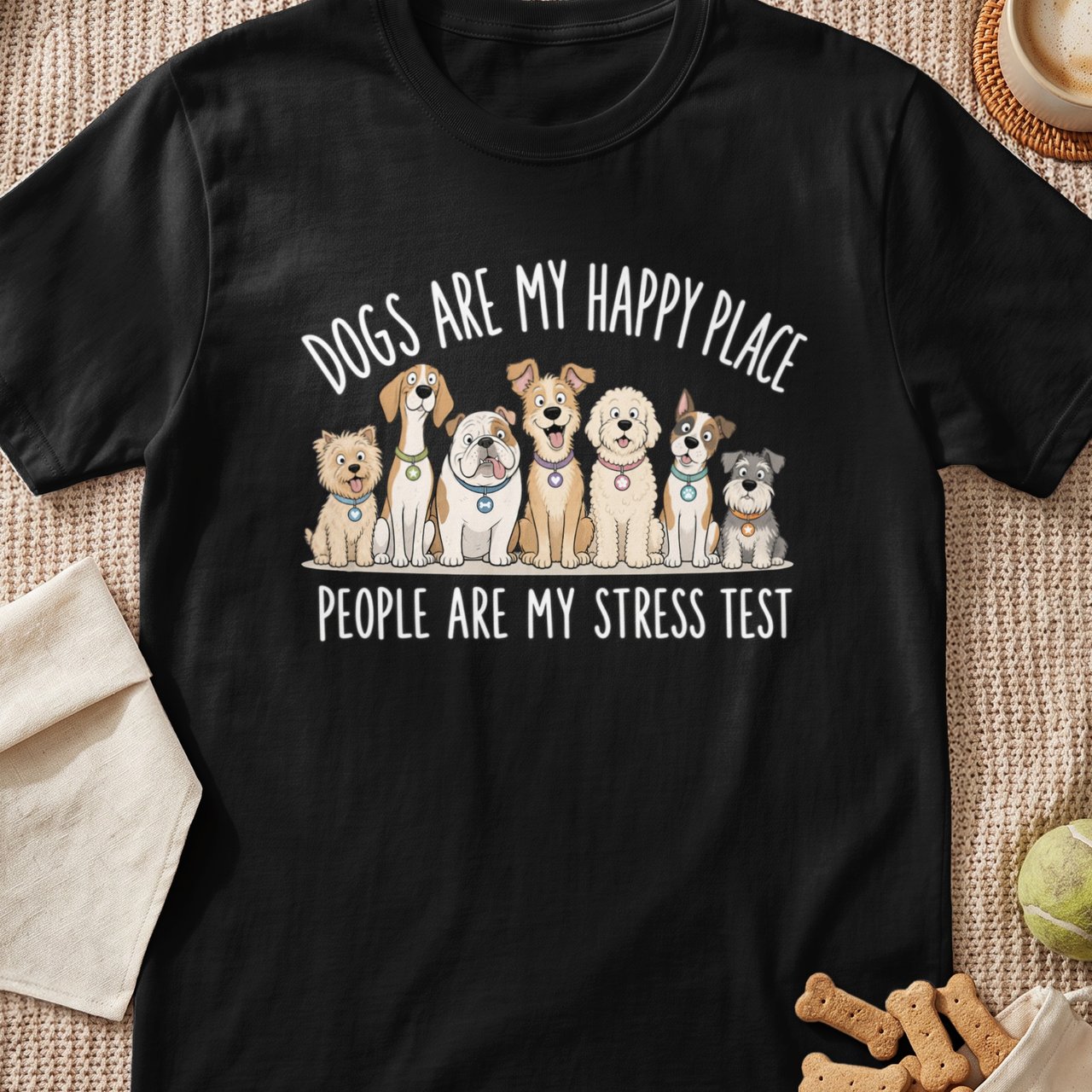 My Happy Place Dog Lover T-Shirt