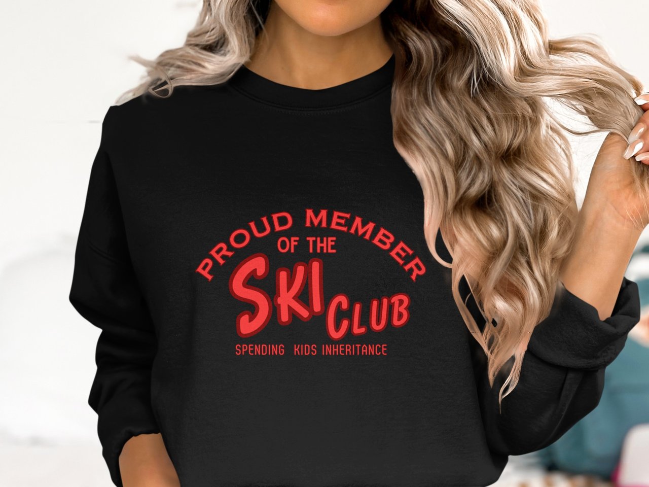 Ski Club Spending Kids Inheritance Tee