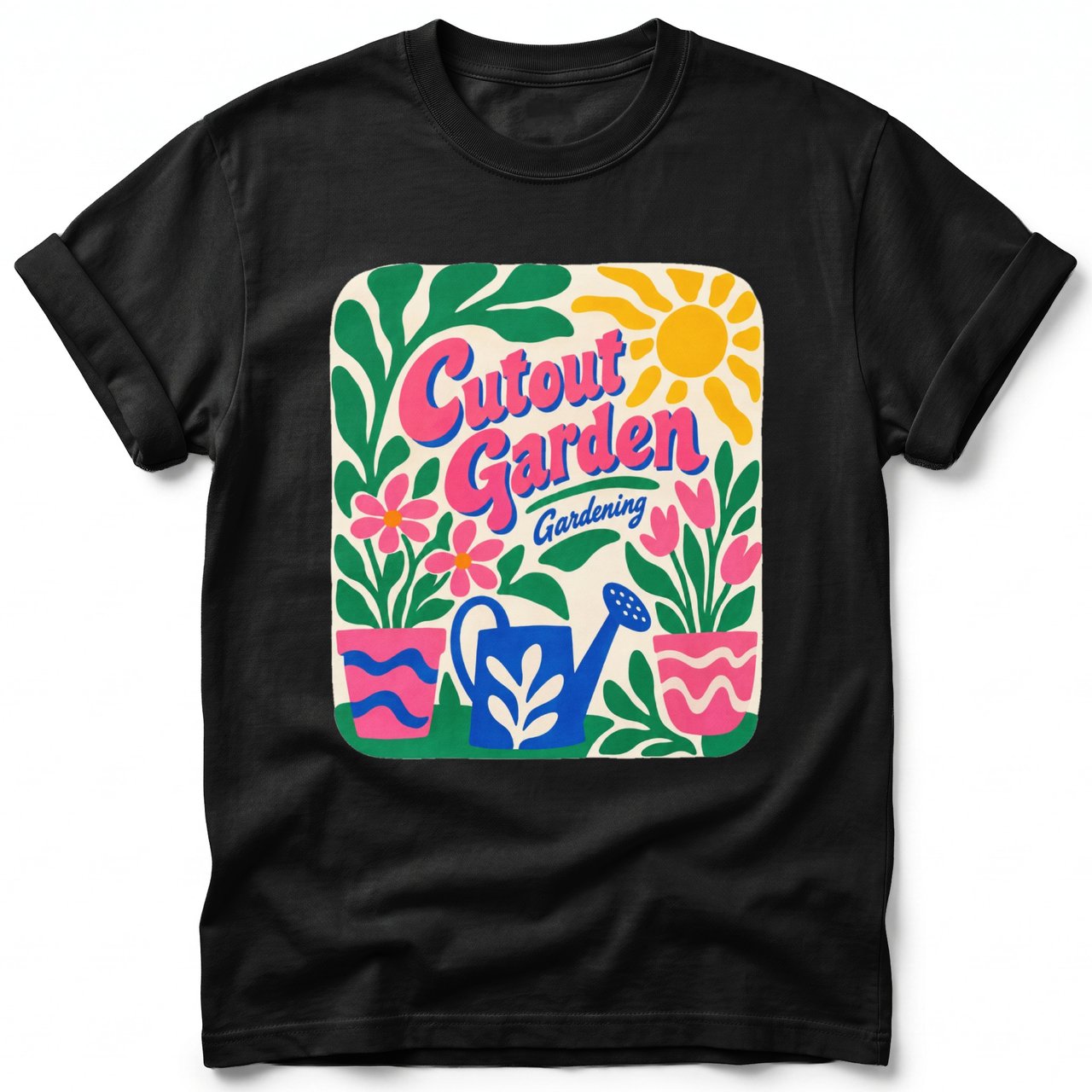 Cutout Garden ~ Comfort Colors Premium Tee