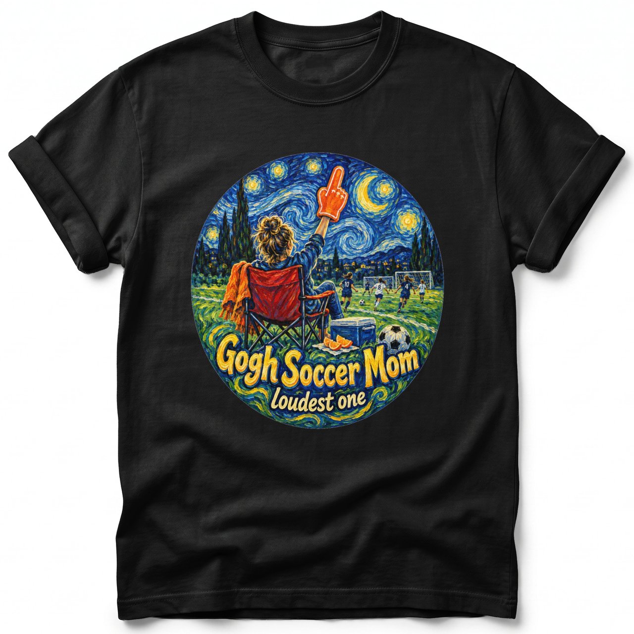 Gogh Soccer Mom ~ Comfort Colors Premium Tee