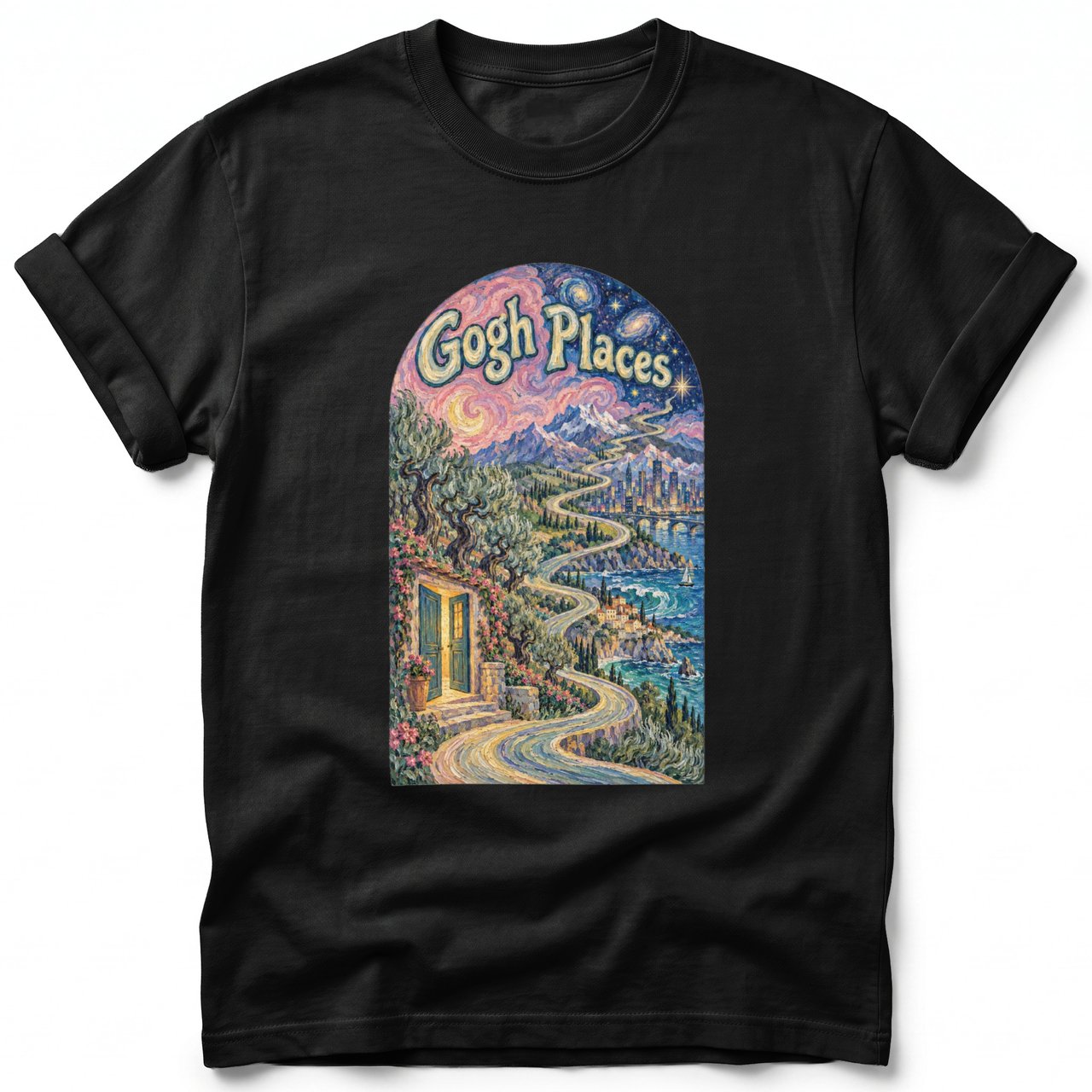 Gogh Places ~ Comfort Colors Premium Tee