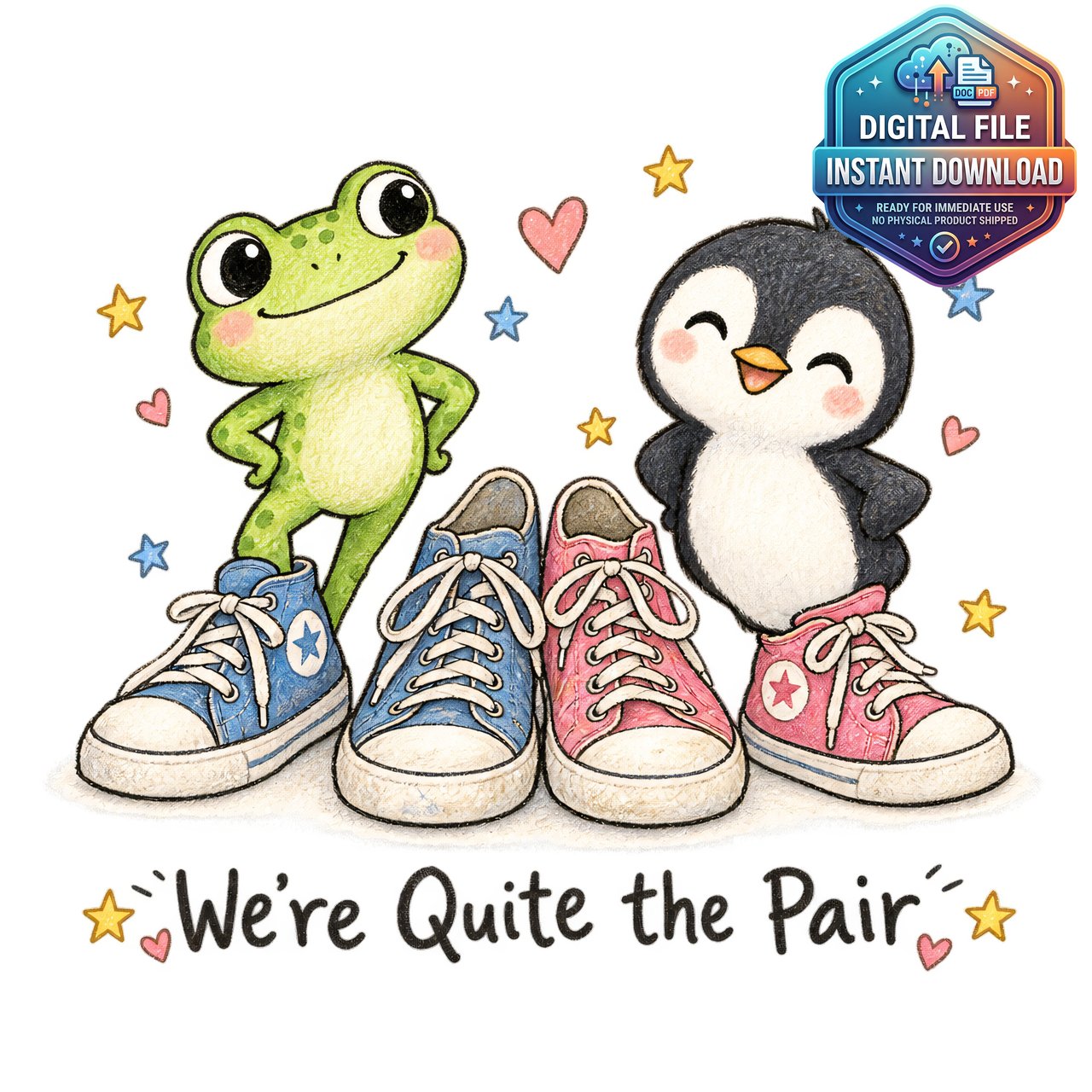 We're Quite the Pair Clipart