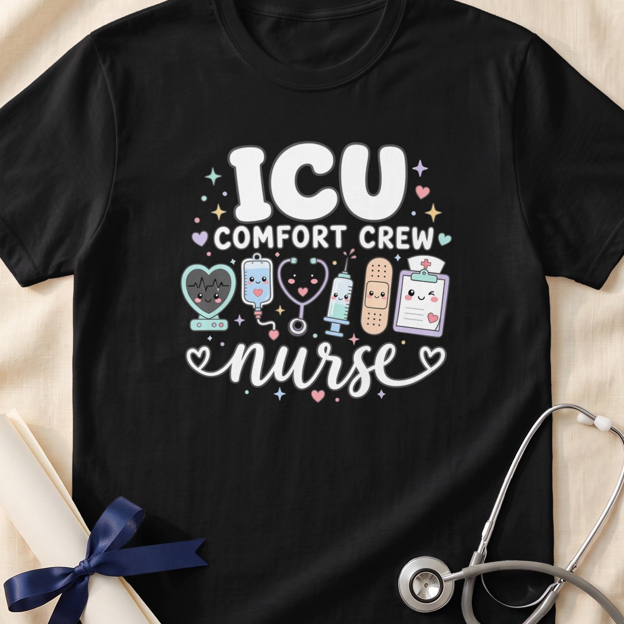 ICU Comfort Crew Nurse Tee