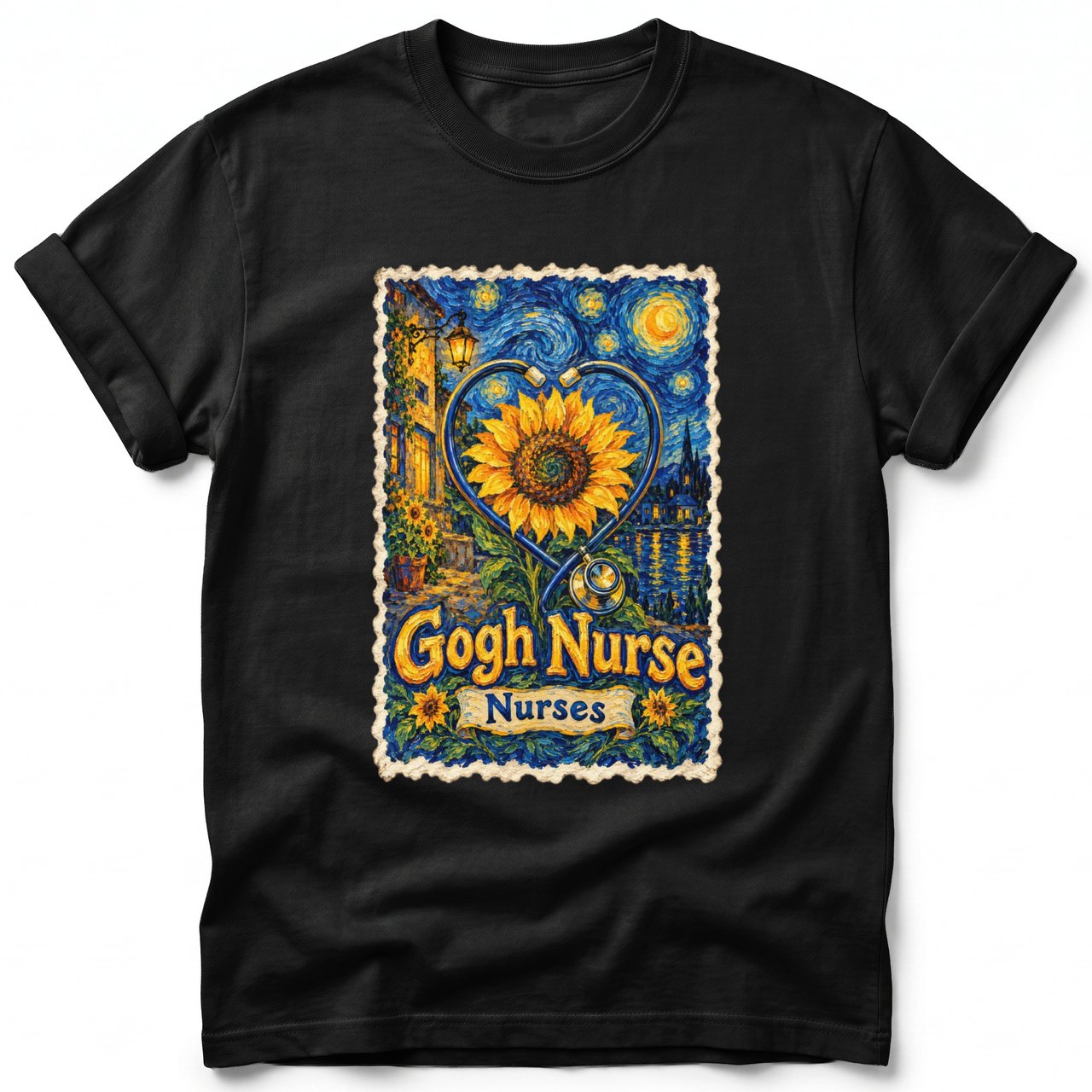 Gogh Nurse ~ Comfort Colors Premium Tee