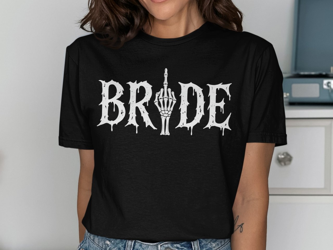 Gothic Skeleton Bride Tee