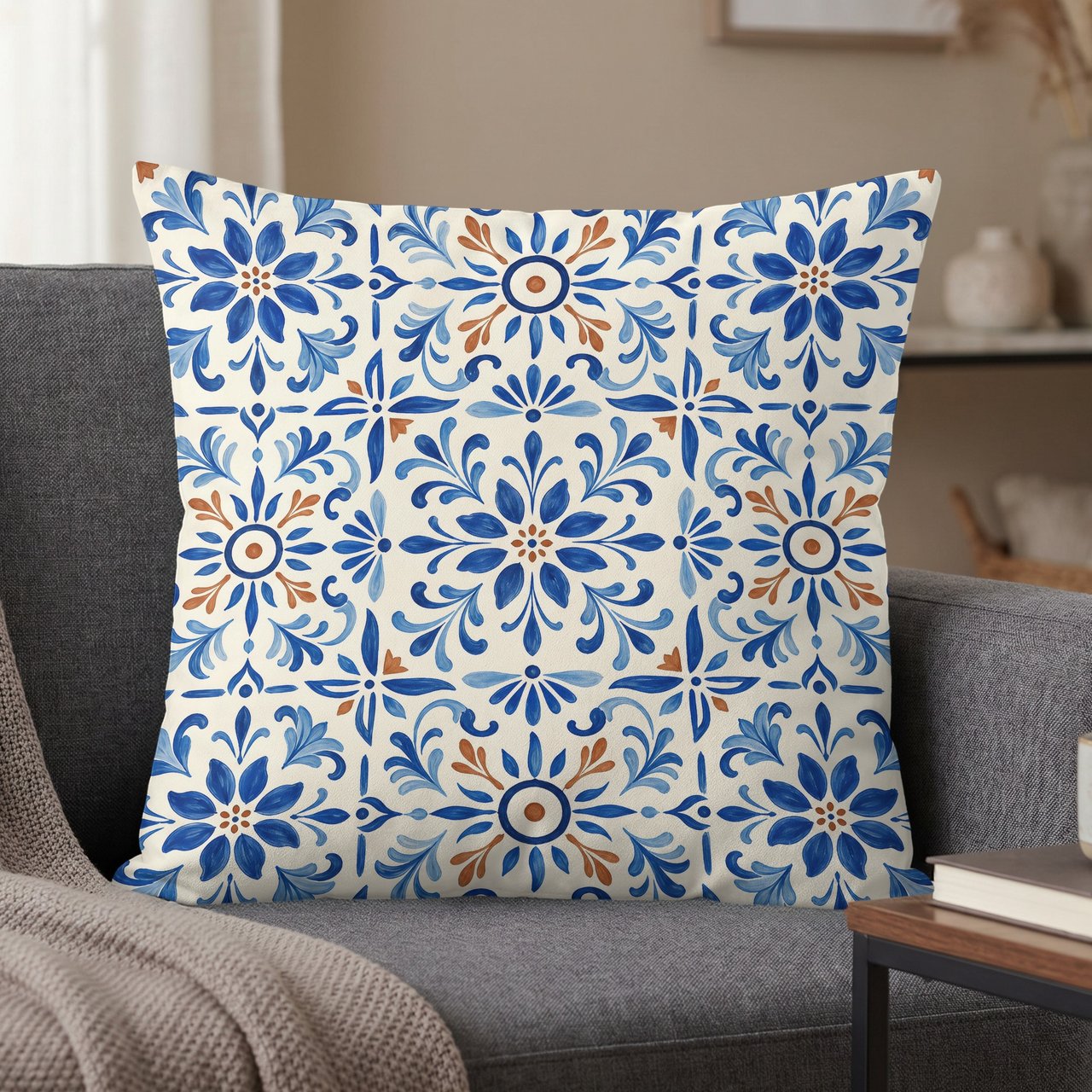 Azulejo Bloom Pillow Case