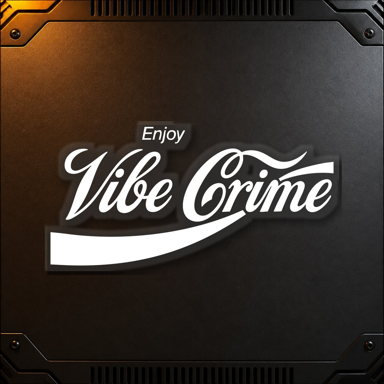 ENJOY VIBE CRIME — WHITE TRANSPARENT