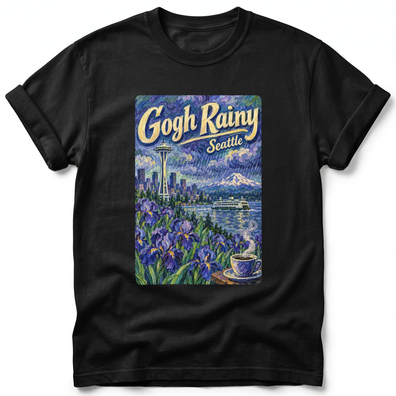 Gogh Rainy ~ Comfort Colors Premium Tee
