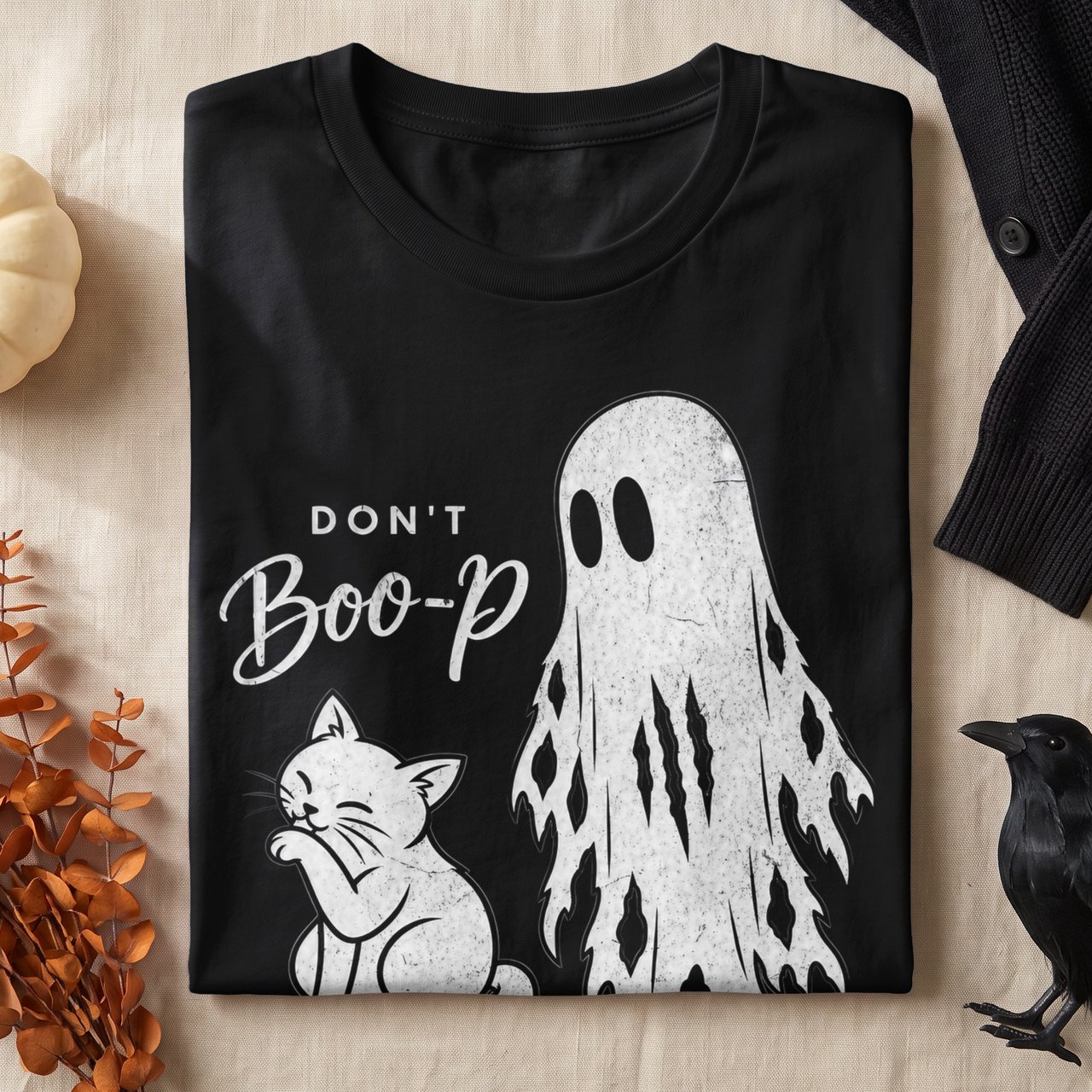 Don't Boop Cat Ghost Tee