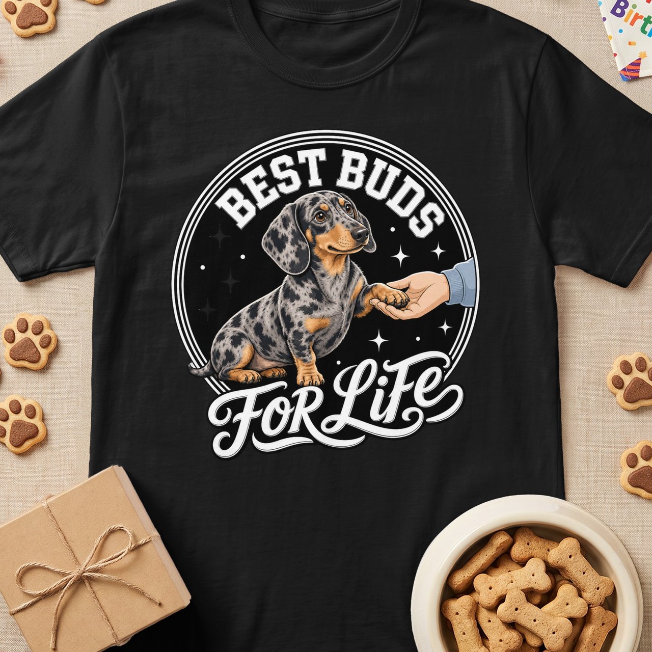 Best Buds For Life Dachshund Tee