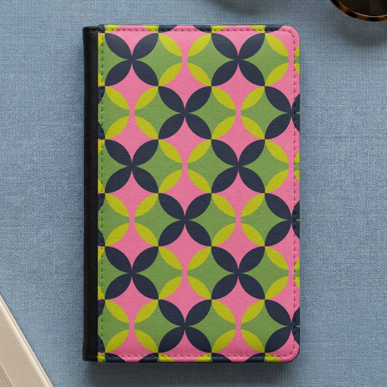 Retro Mod Geo Passport Cover