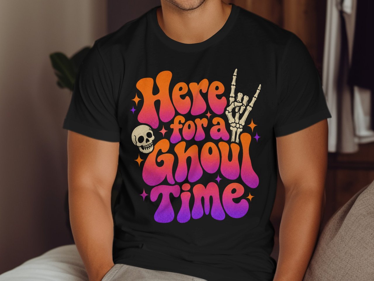 Here for a Ghoul Time Tee or Sweatshirt