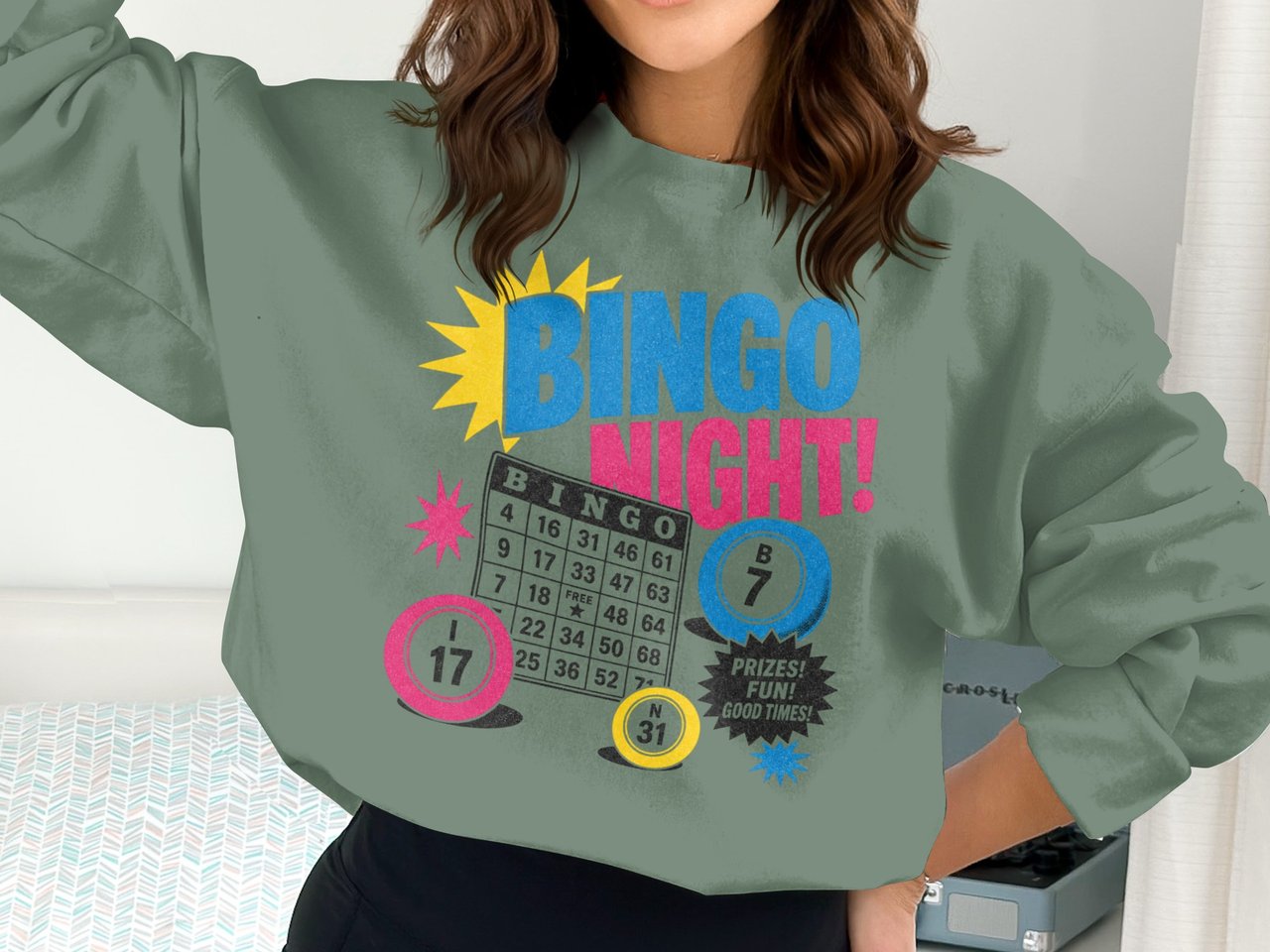 The Bingo Night Pop Art Sweatshirt