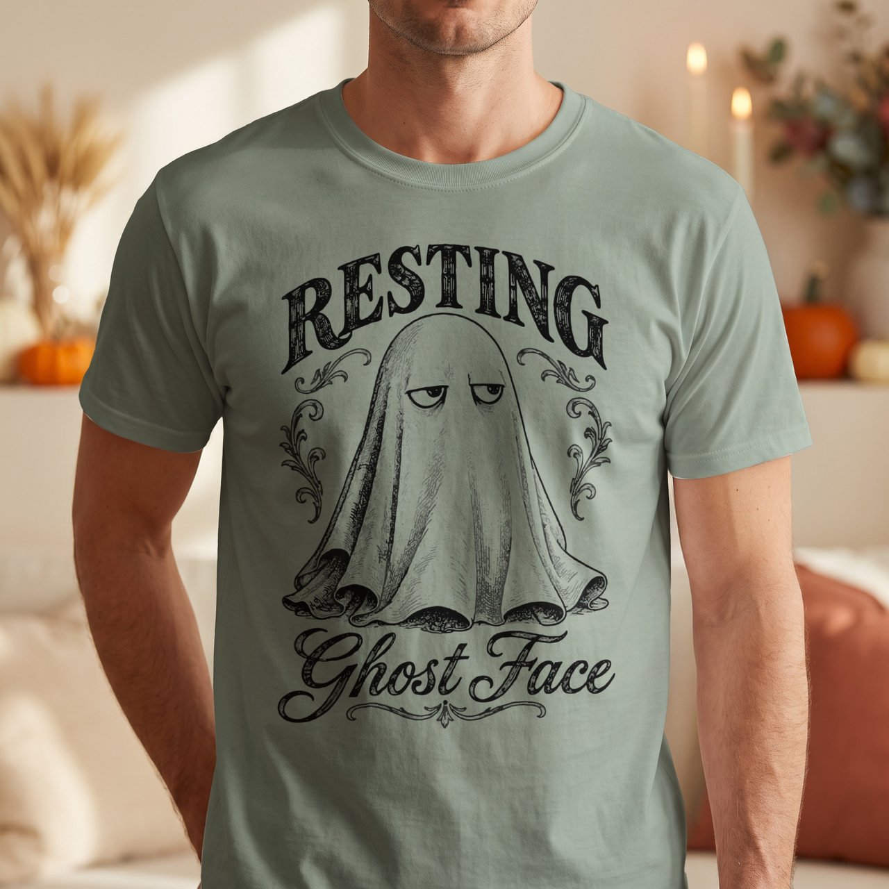 Resting Ghost Face Tee