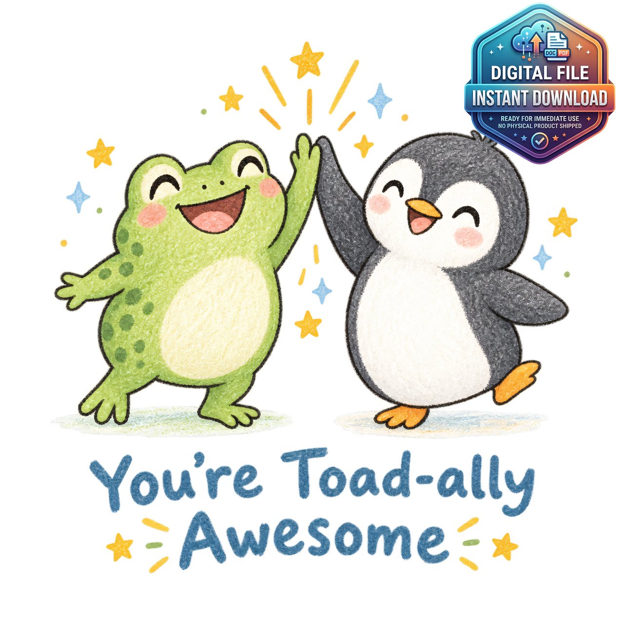 You're Toad-ally Awesome Clipart