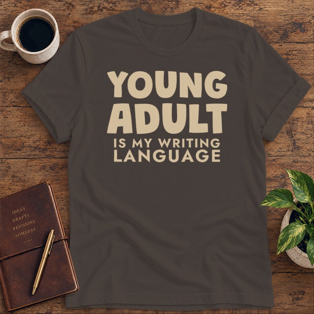 Young Adult Is My Writing Language Softstyle Tee