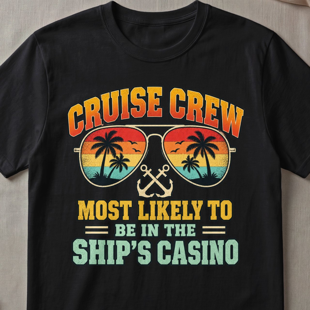Ship's Casino Cruise Crew T-Shirt