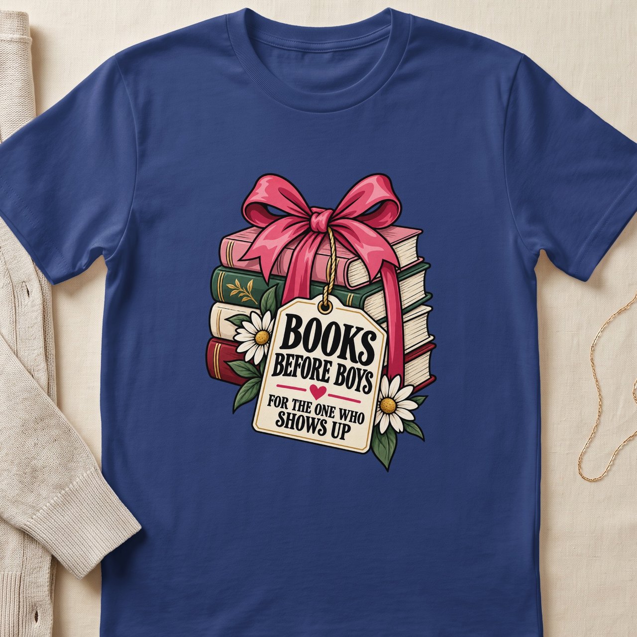 Books Before Boys Tee
