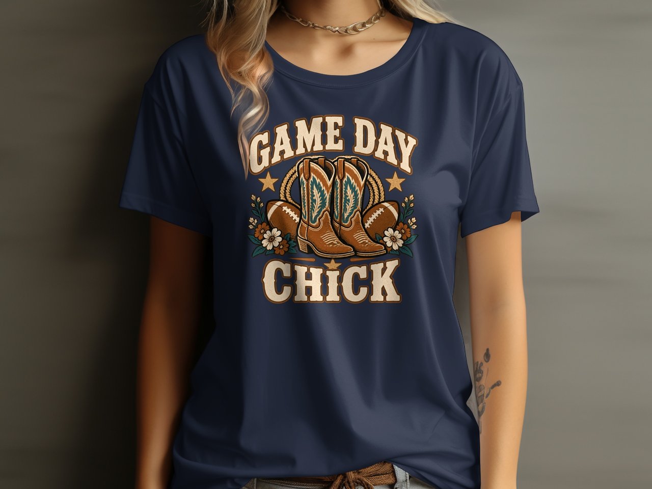 Game Day Chick Tee or Sweatshirt