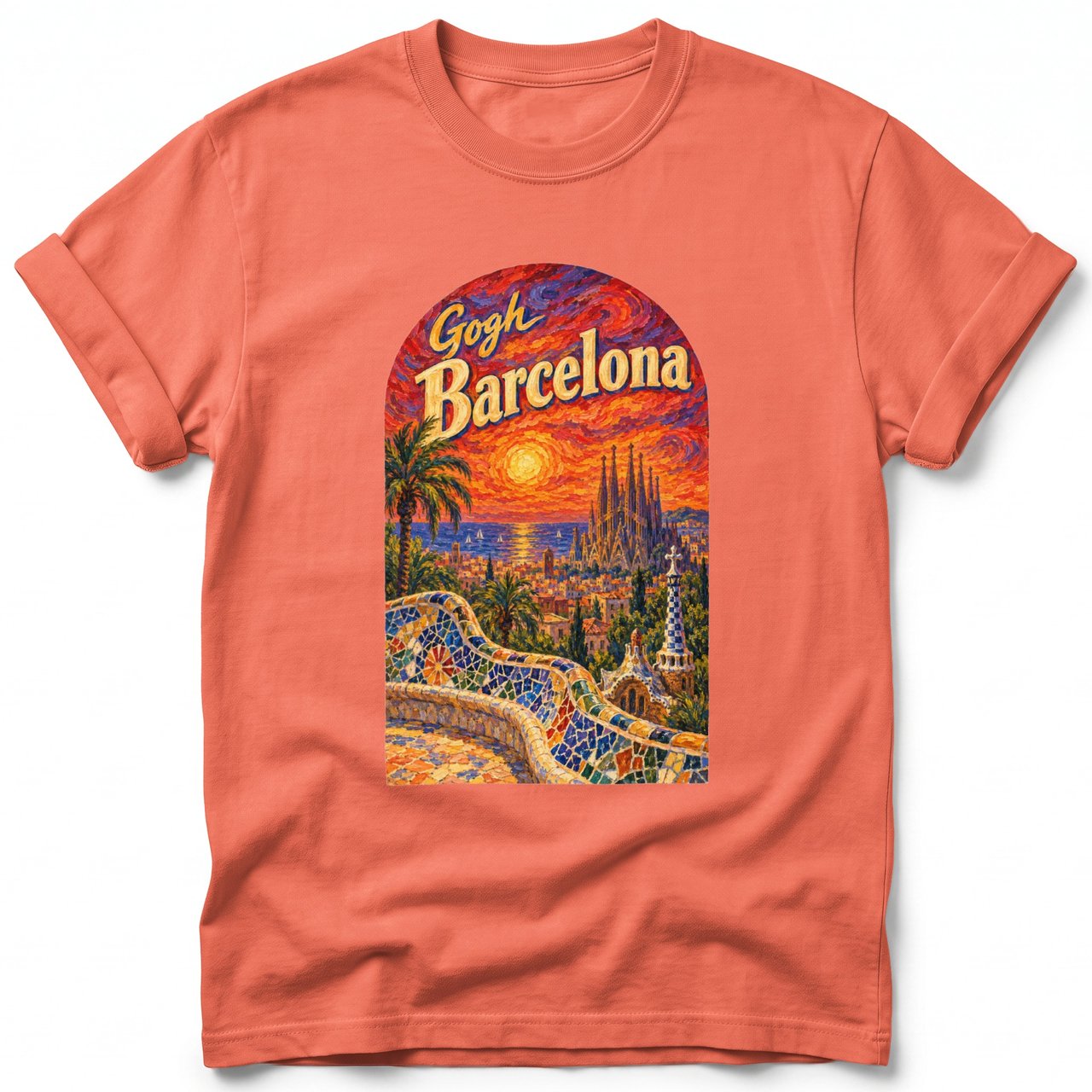 Gogh Barcelona ~ Comfort Colors Premium Tee