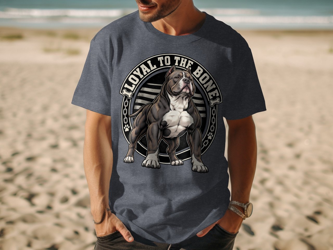 Loyal To The Bone Tee | Pit Bull Lover Shirt | Pittie Gift | Bully Breed Apparel