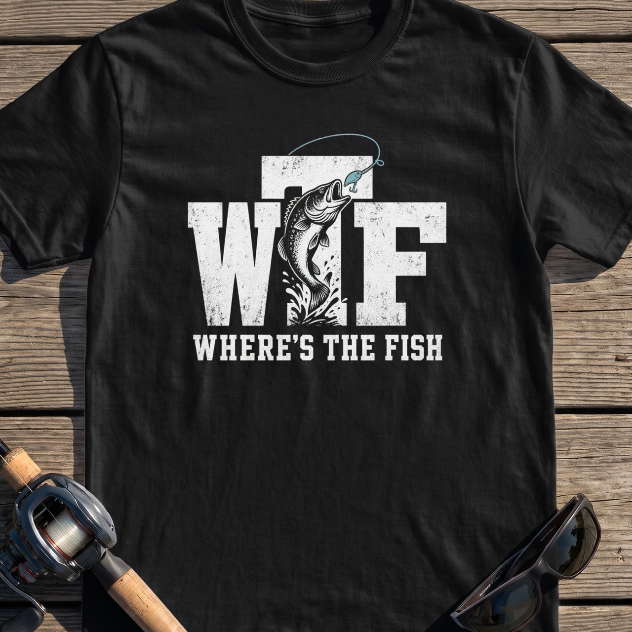 W.T.F. Where's The Fish T-Shirt