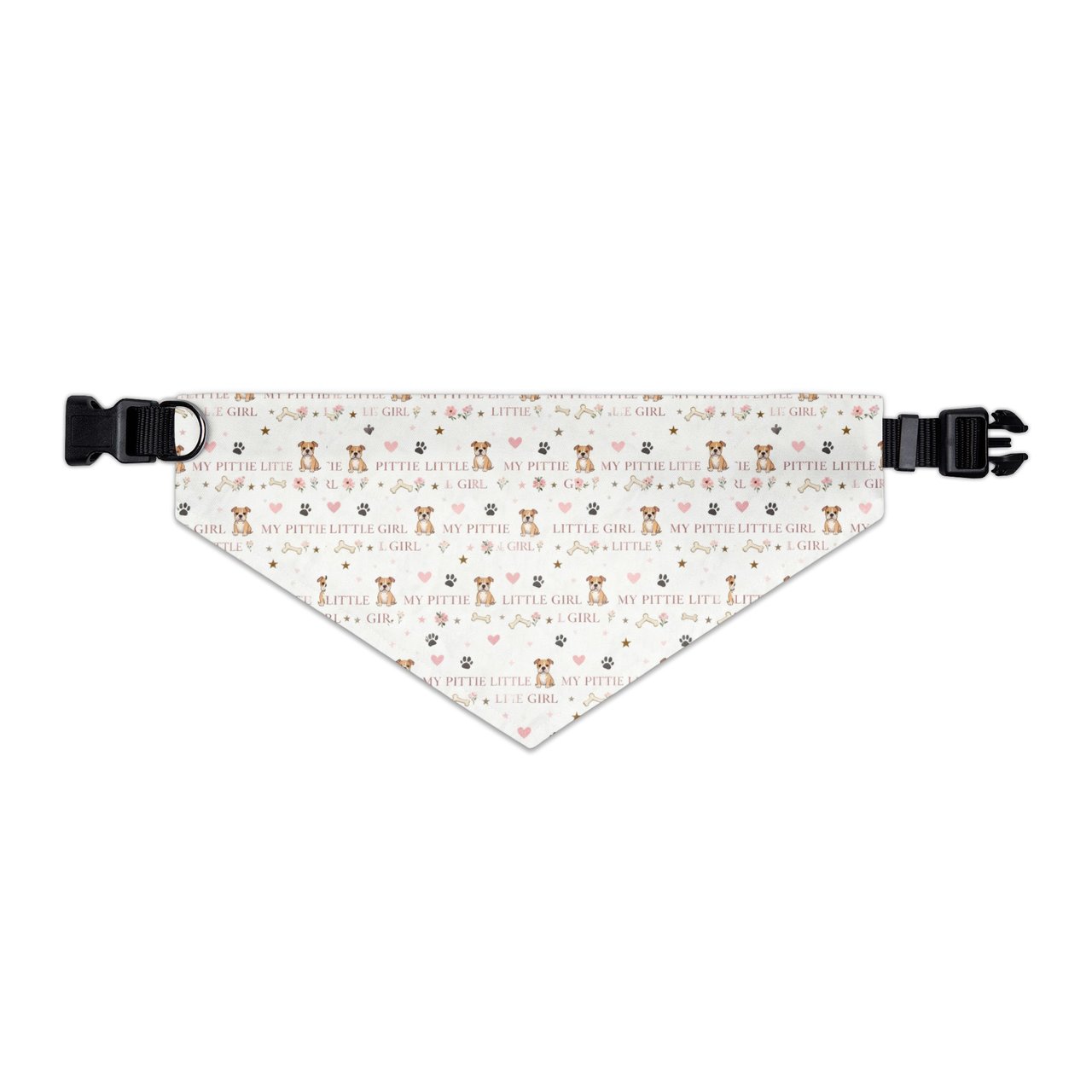 My Pittie Little Girl Dog Bandana | Pit Bull Bandana | Pittie Pet Accessory | Dog Lover Gift