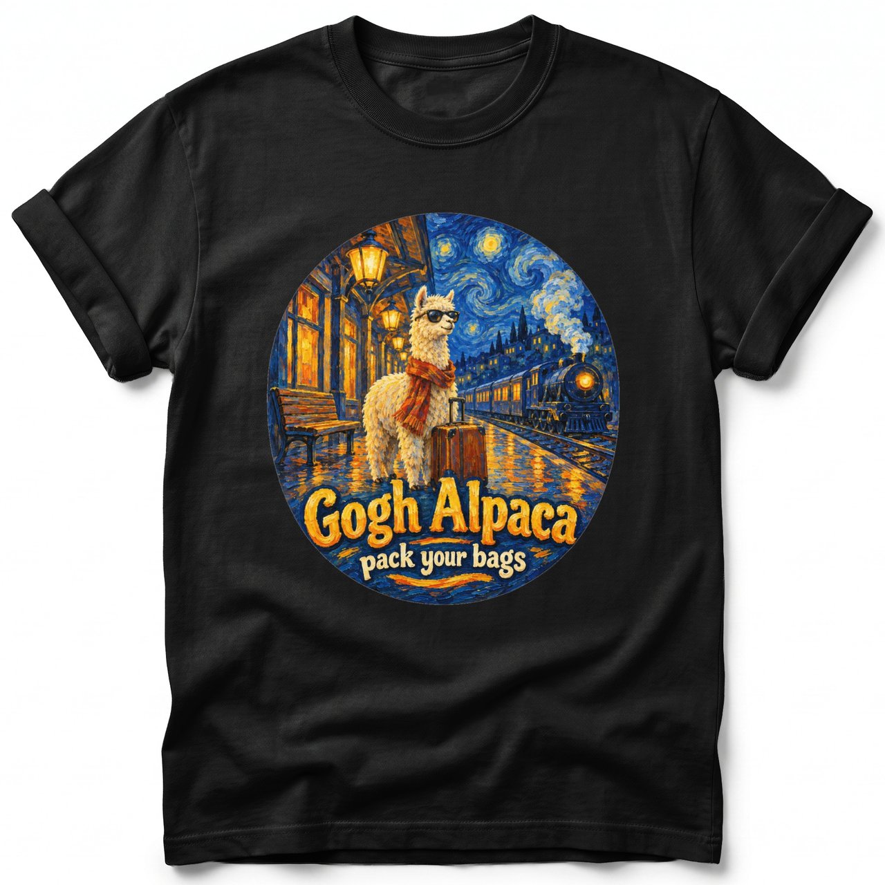 Gogh Alpaca ~ Comfort Colors Premium Tee