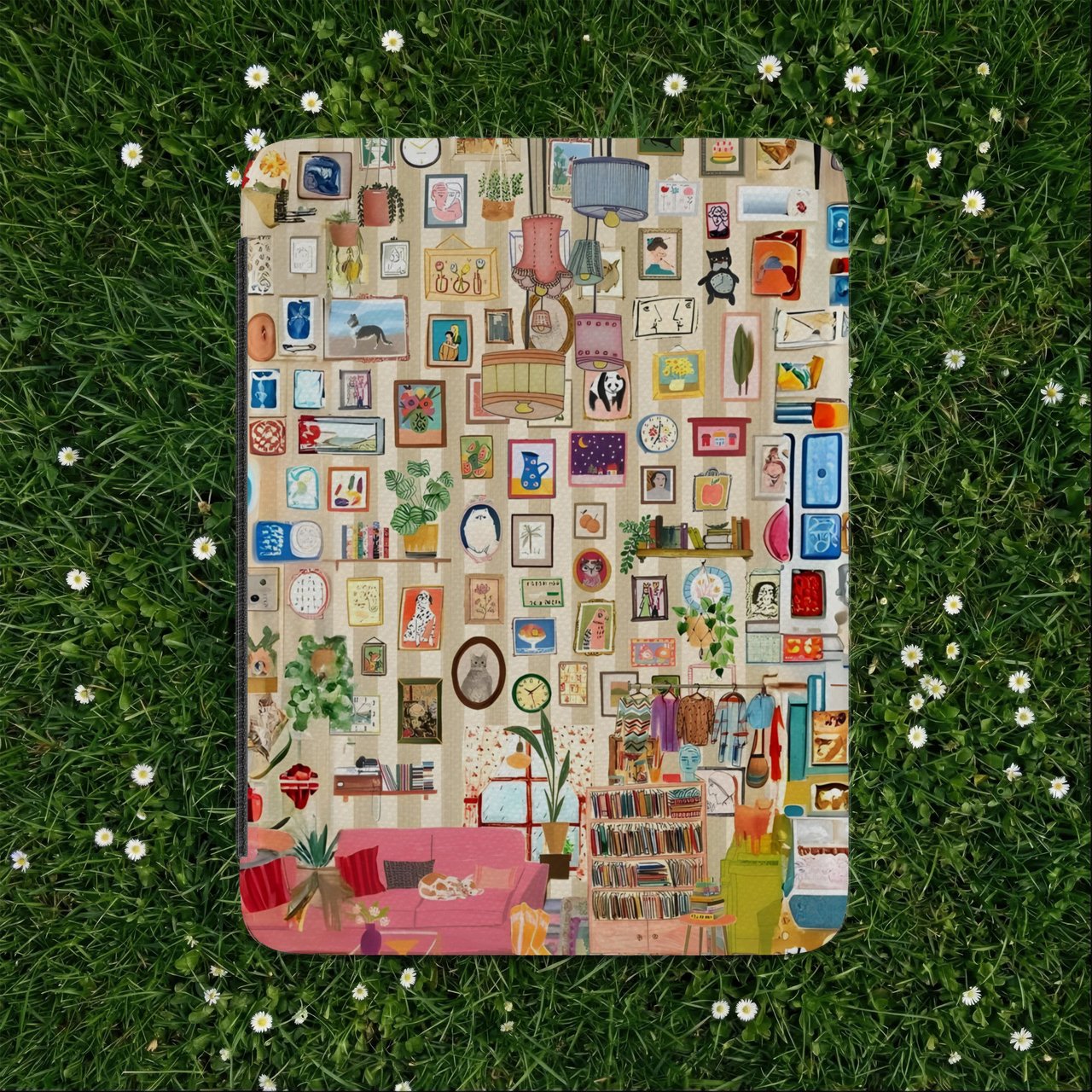 Maximalist Gallery Wall Kindle Case