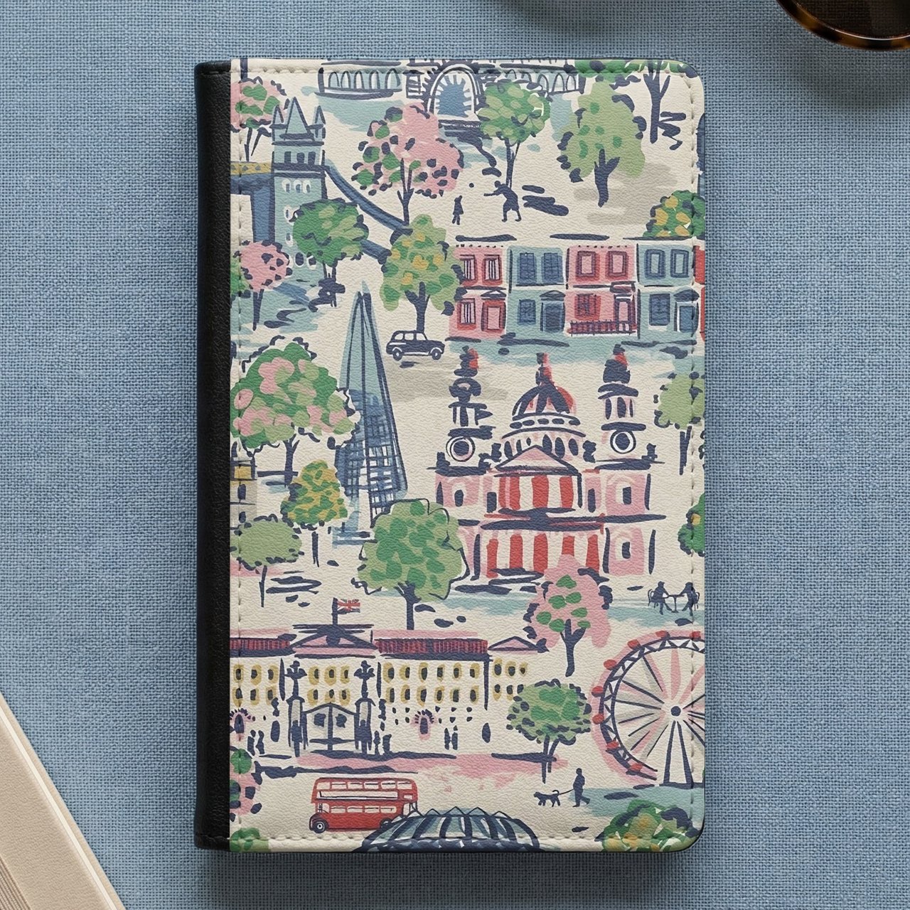 Vintage London Passport Cover