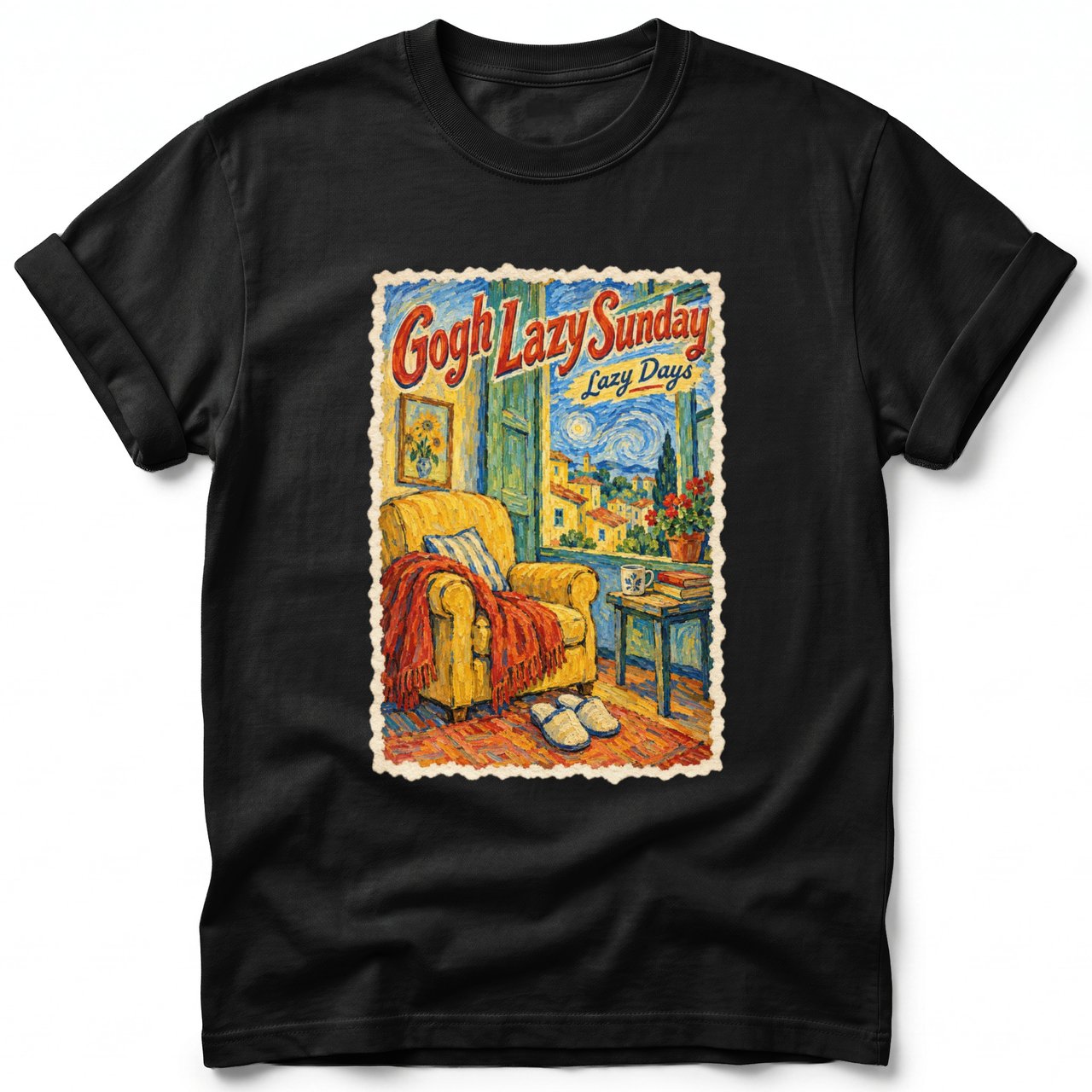 Gogh Lazy Sunday ~ Comfort Colors Premium Tee