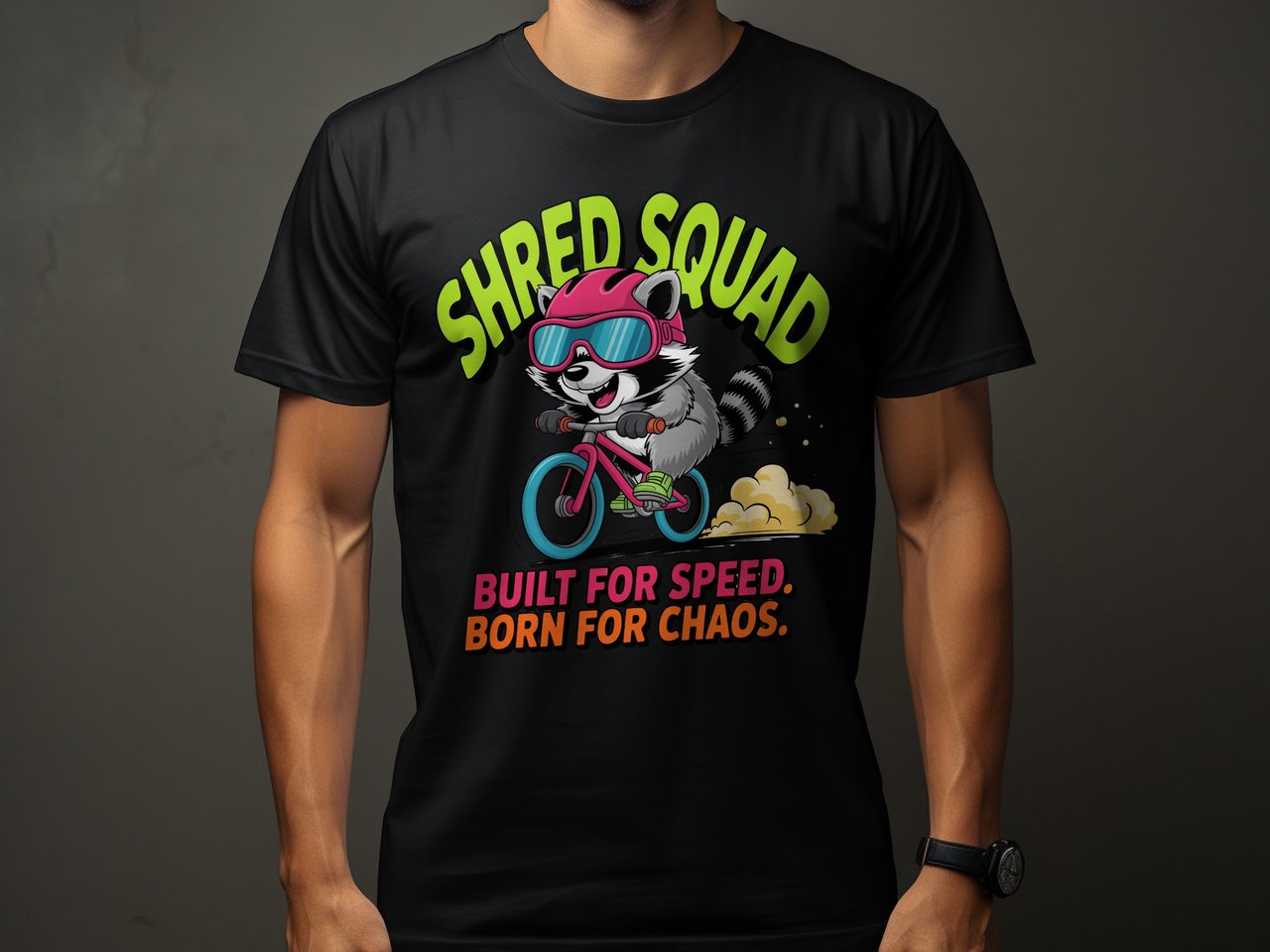 Shred Squad Raccoon | BMX T-Shirt