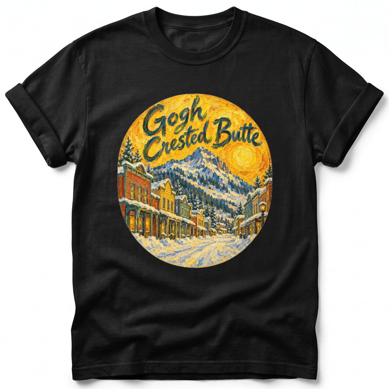 Gogh Crested Butte ~ Comfort Colors Premium Tee