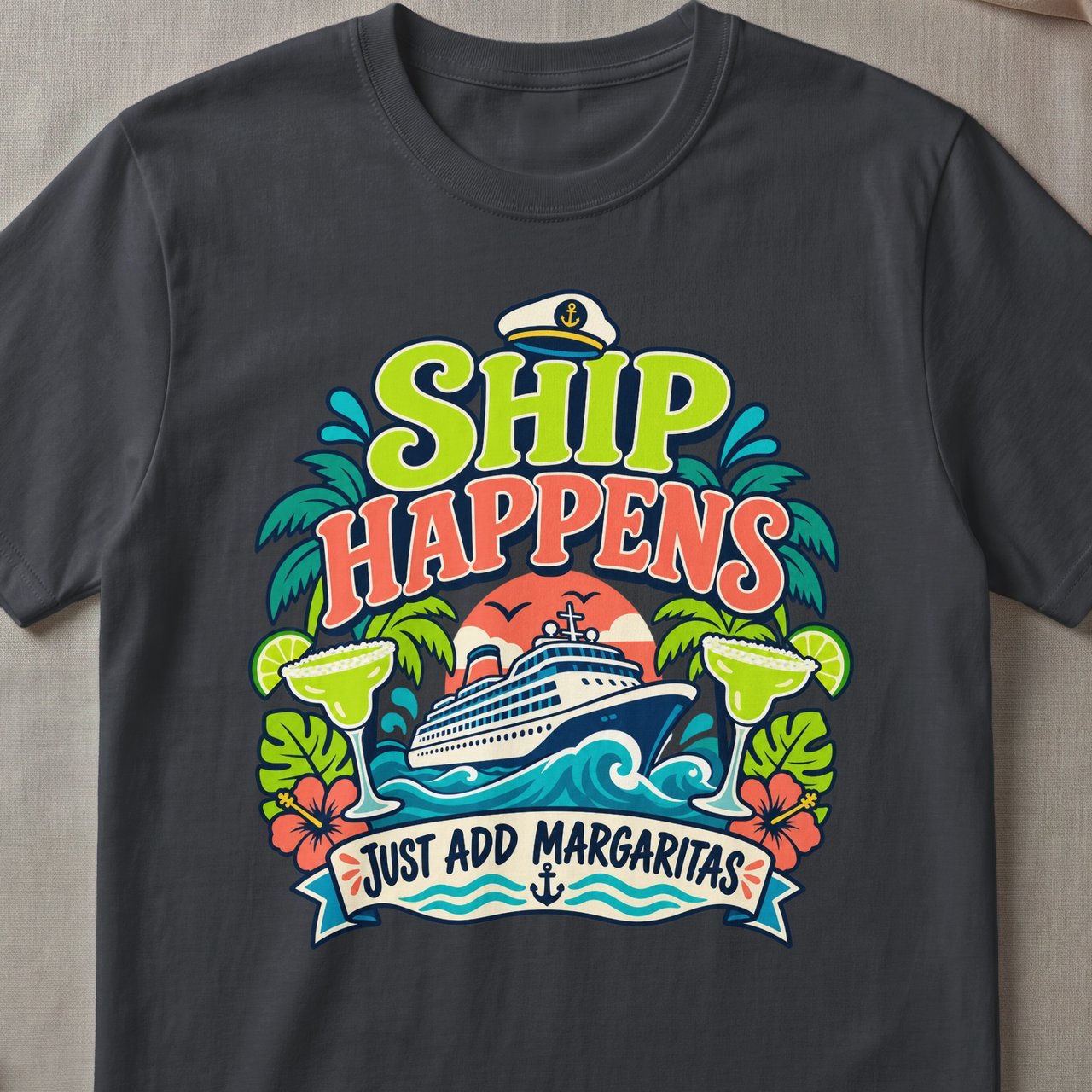 Ship Happens Margarita Cruise T-Shirt