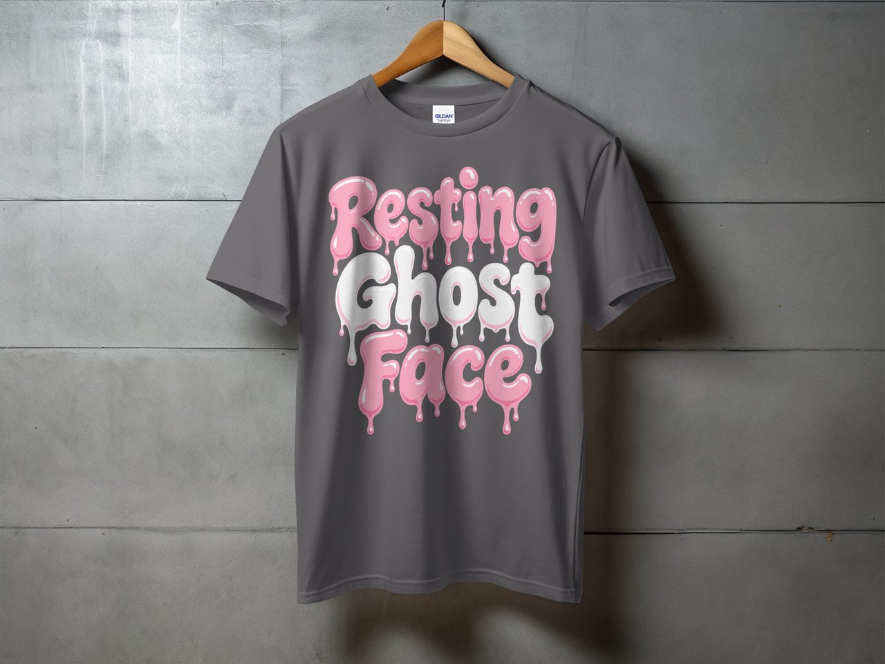 Resting Ghost Face Tee or Sweatshirt