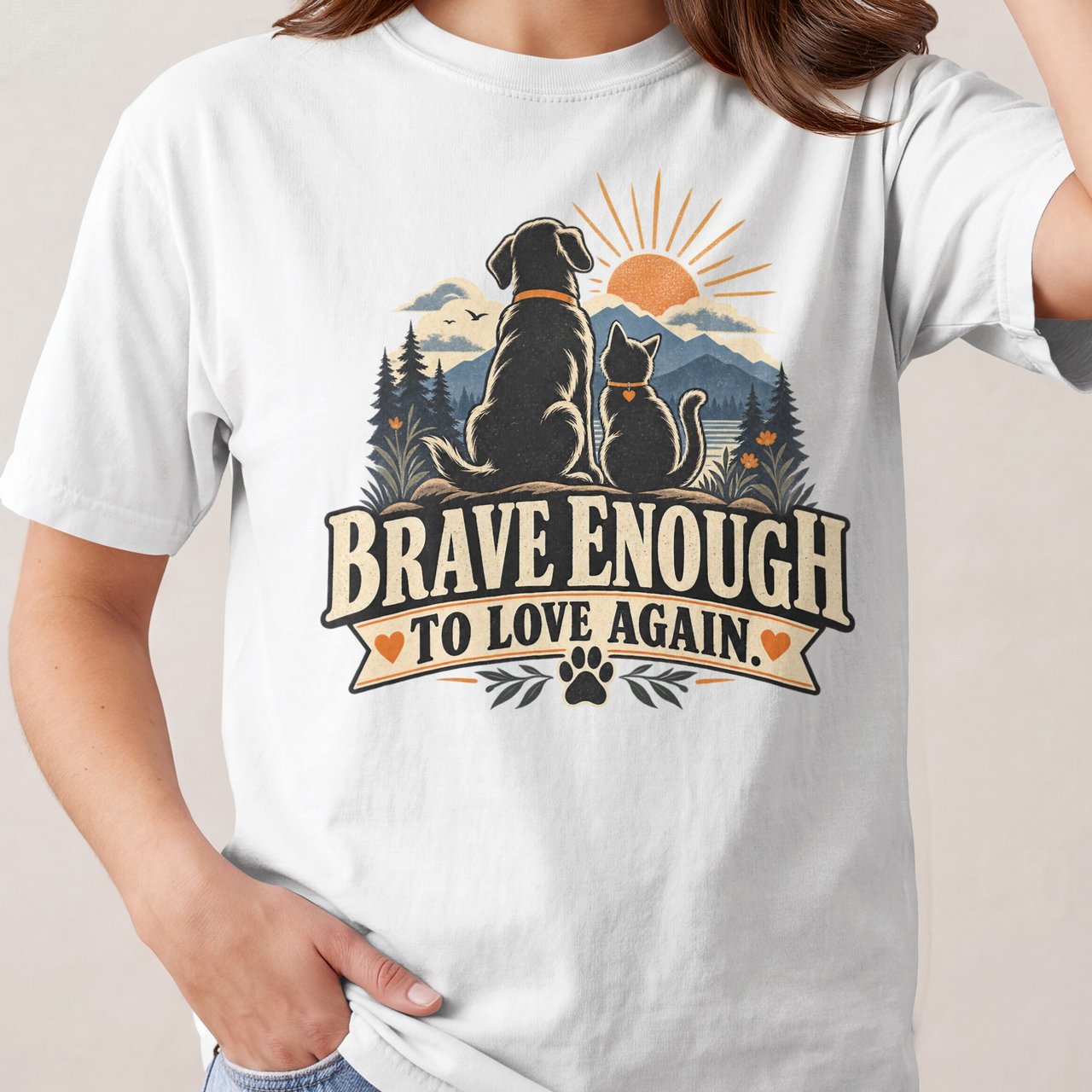 Brave Enough To Love Again Tee