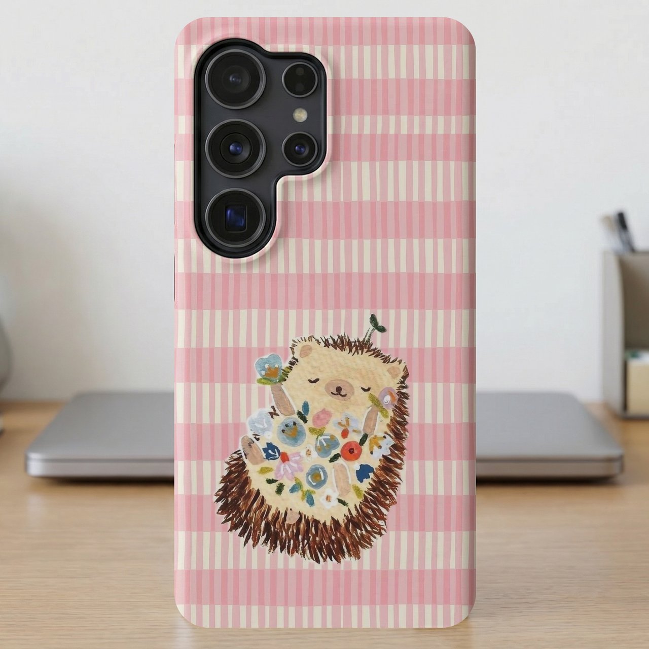 Floral Hedgehog MagSafe® Phone Case