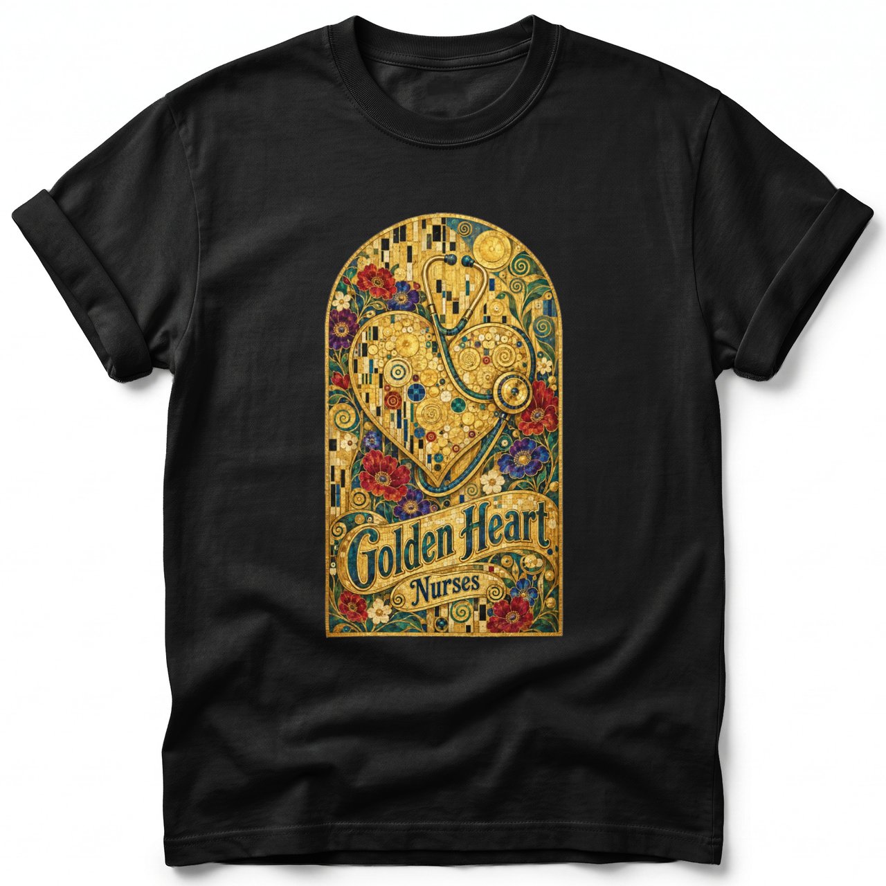 Golden Heart ~ Comfort Colors Premium Tee