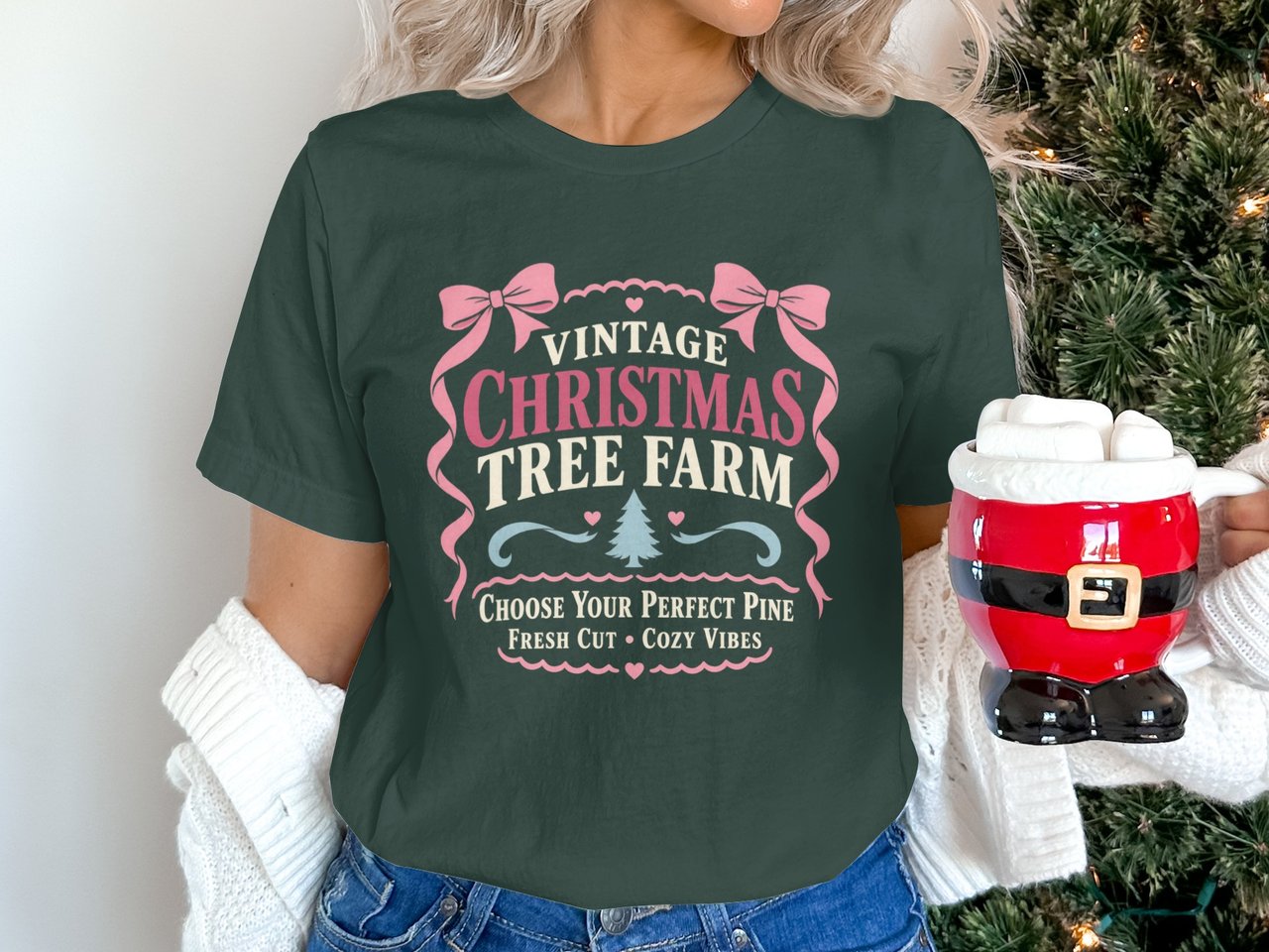 Vintage Christmas Tree Farm Tee